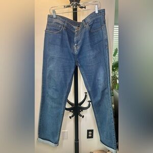Prana Men's Blue Medium Wash Jeans - Size 34w X 32L